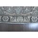 1960s Vintage Persian Handmade Wool Cotton Grey Area Rug 297x375