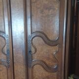 Transition wardrobe in 18th century walnut