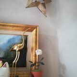 Heron or brass ibis on Plexiglas base