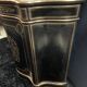 Boulle Napoleon III violin-shaped sideboard at waist height