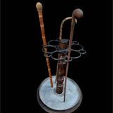 Important period walking stick and umbrella stand from the 1900s
