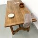 Oak farmhouse table, 1950s