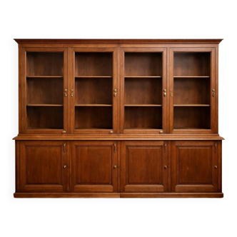 Very large oak shop/buffet library – late 19th century