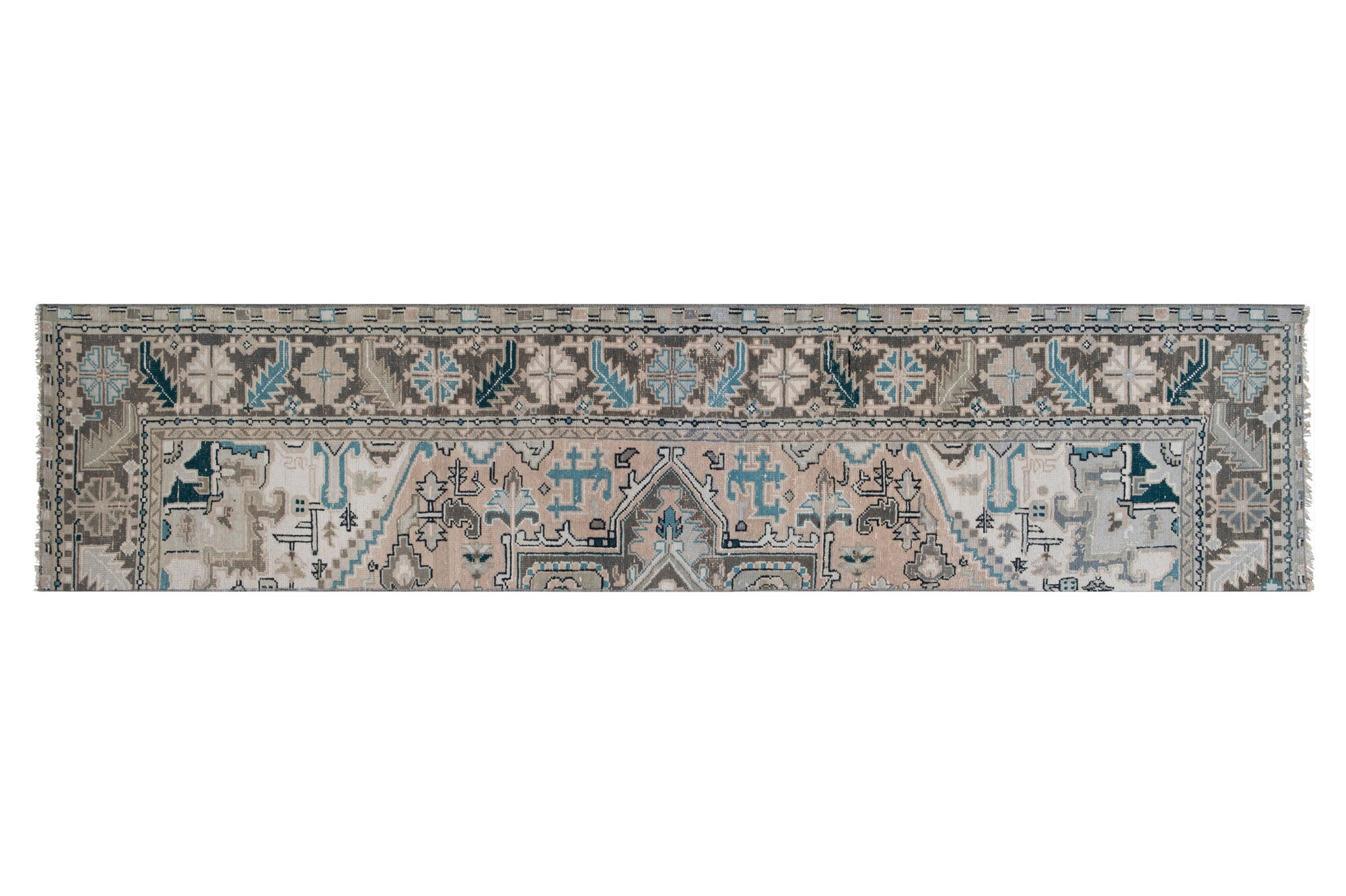 Coureur turc Oushak 74 x 328 cm