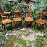 Series of four bistro chairs