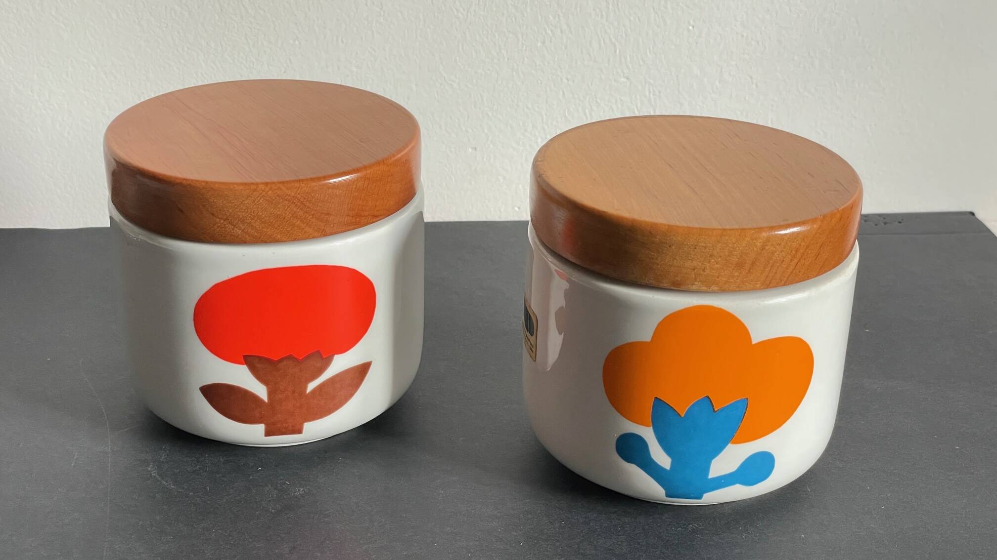 Jars franco pozzi - made in italy vintage