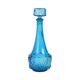 Vintage Cobalt Blue Carafe 0.5L Glass Made in Belgium