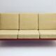 3 seater sofa by Hans Wegner for Getama, modell GE 290 in teak