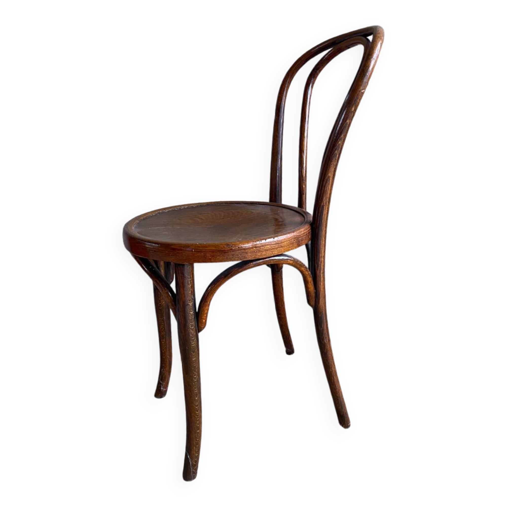 Mundus Vienna Austria curved wood bistro chair