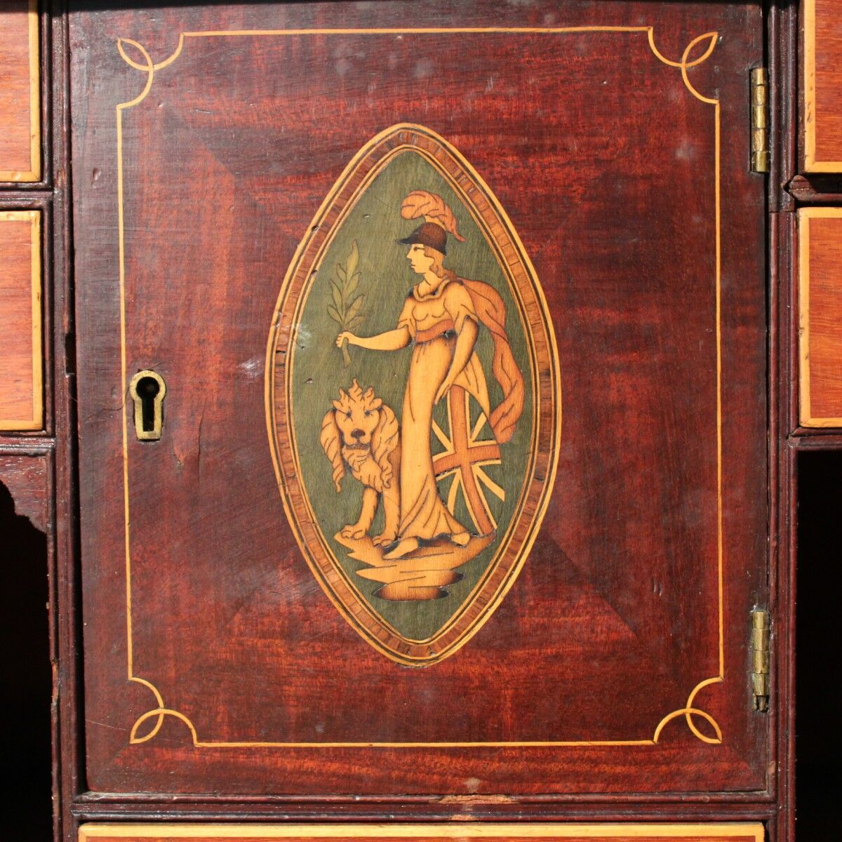 Chest of drawers mahogany, 19th century