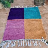 Handmade wool berber rug 150 x 100 cm