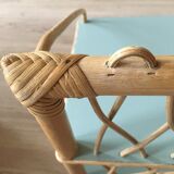 Rattan shelf