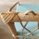 Rattan shelf