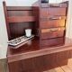 Paire de chevets mid century Roche Bobois vintage avec éclairage intégré