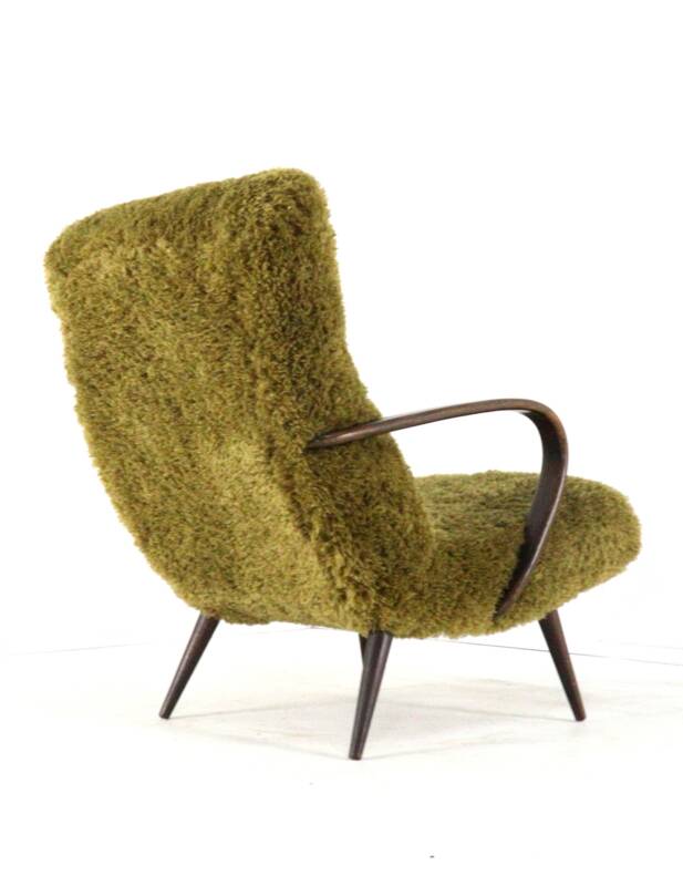Doodly armchair - mid century modern - one off a kind upholstery