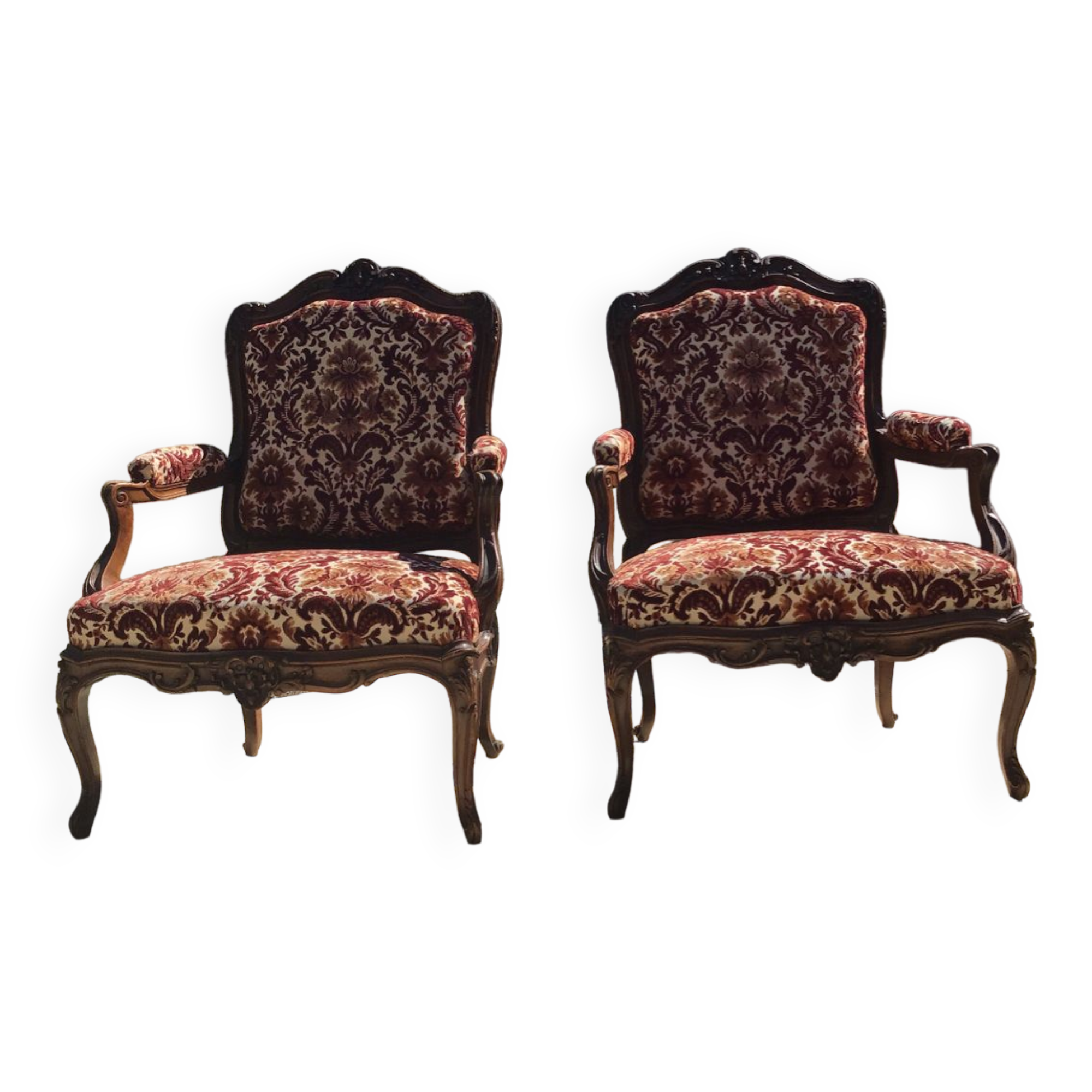 Pair of 19th century armchairs