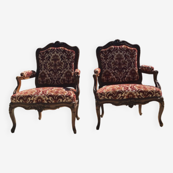 Paire de fauteuils XIXème