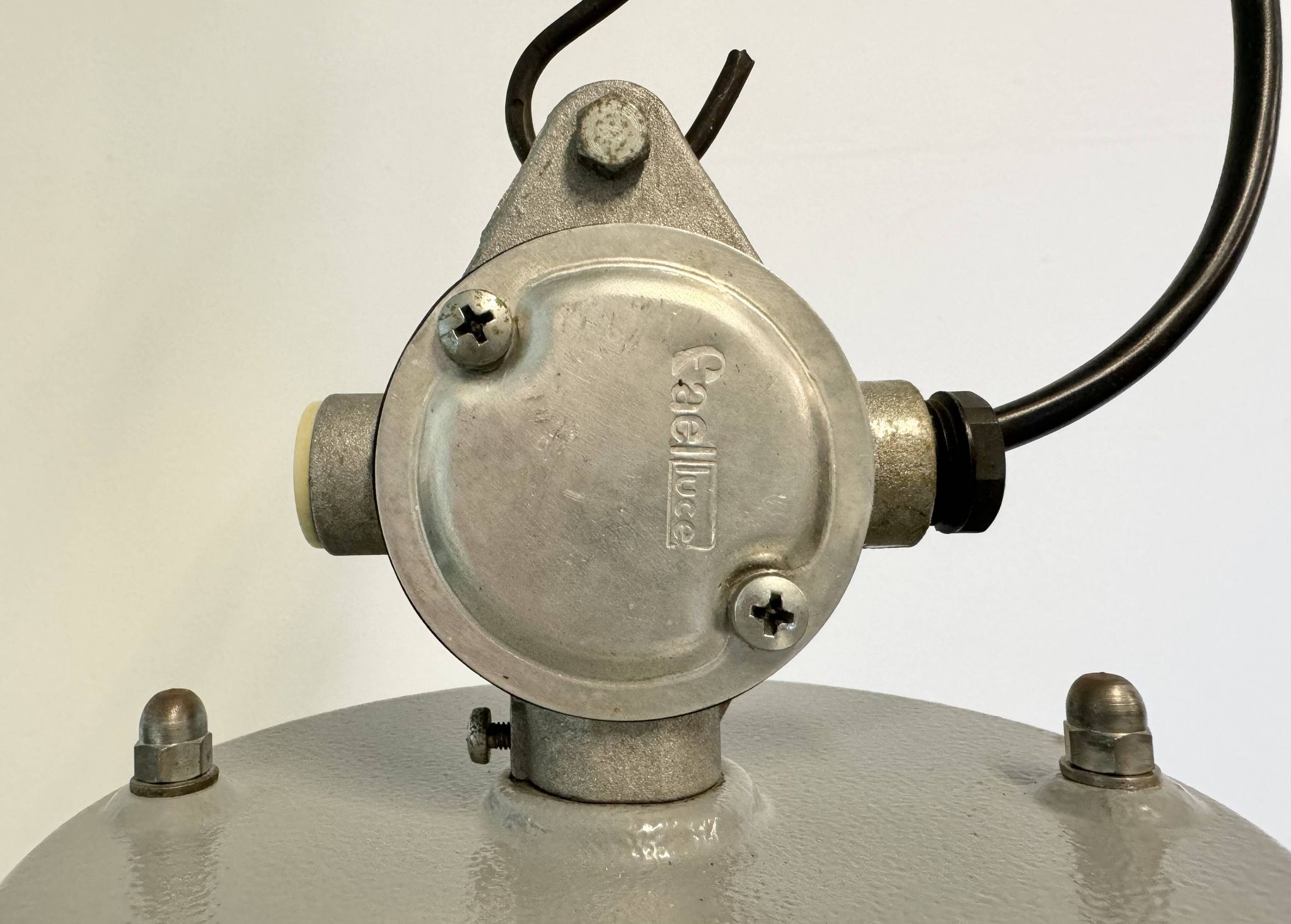 Industrial Italian Aluminium Pendant Lamp from Fael Luce, 1970s