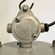 Industrial Italian Aluminium Pendant Lamp from Fael Luce, 1970s