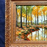 Post-Impressionist painting signed in Fauvism style - Russian School, 1924