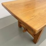 2m solid elm farmhouse table