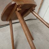 Set of 4 brutalist chairs style Franciszek Aplewicz