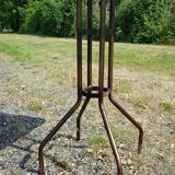 Teak and wrought iron high table