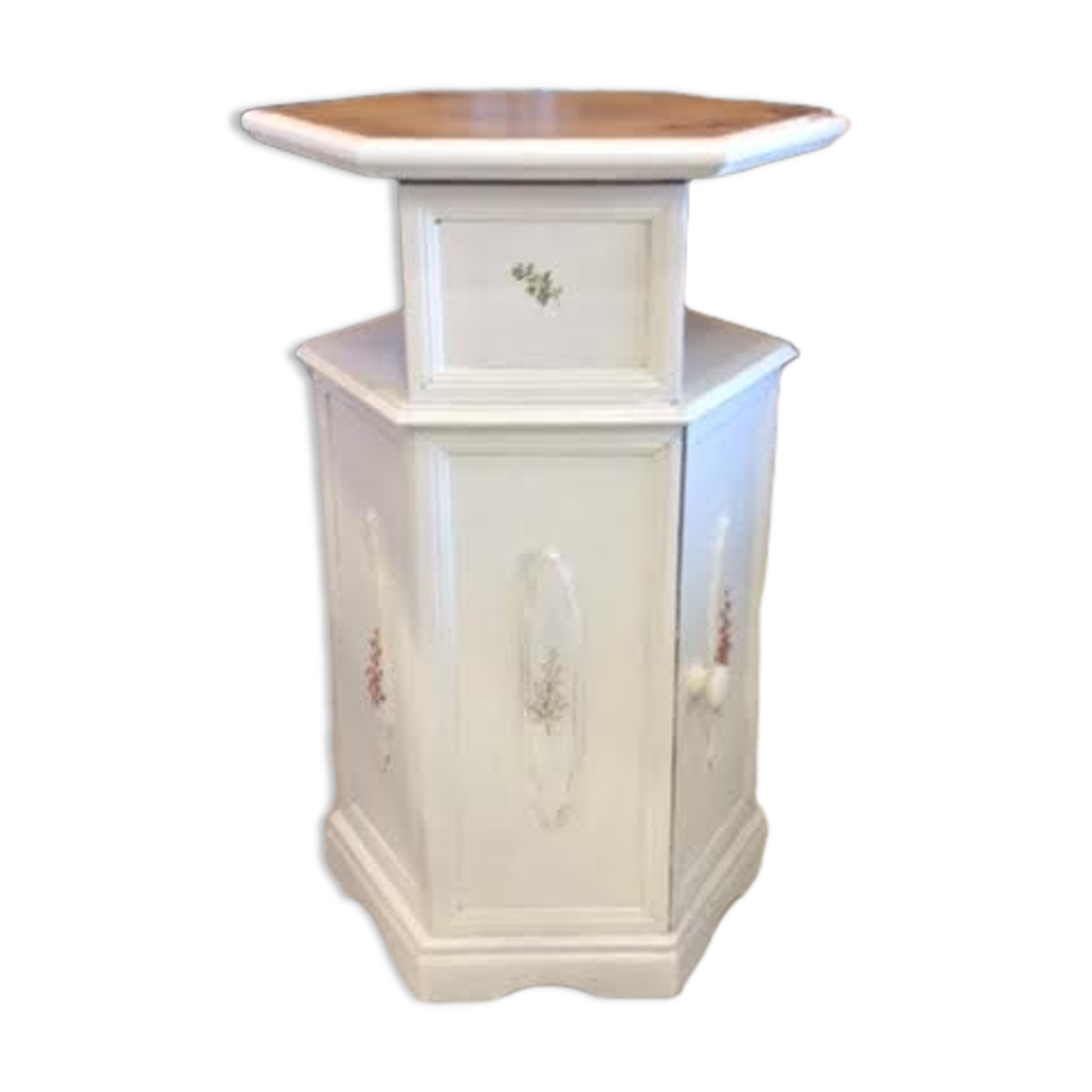 Painted bedside table