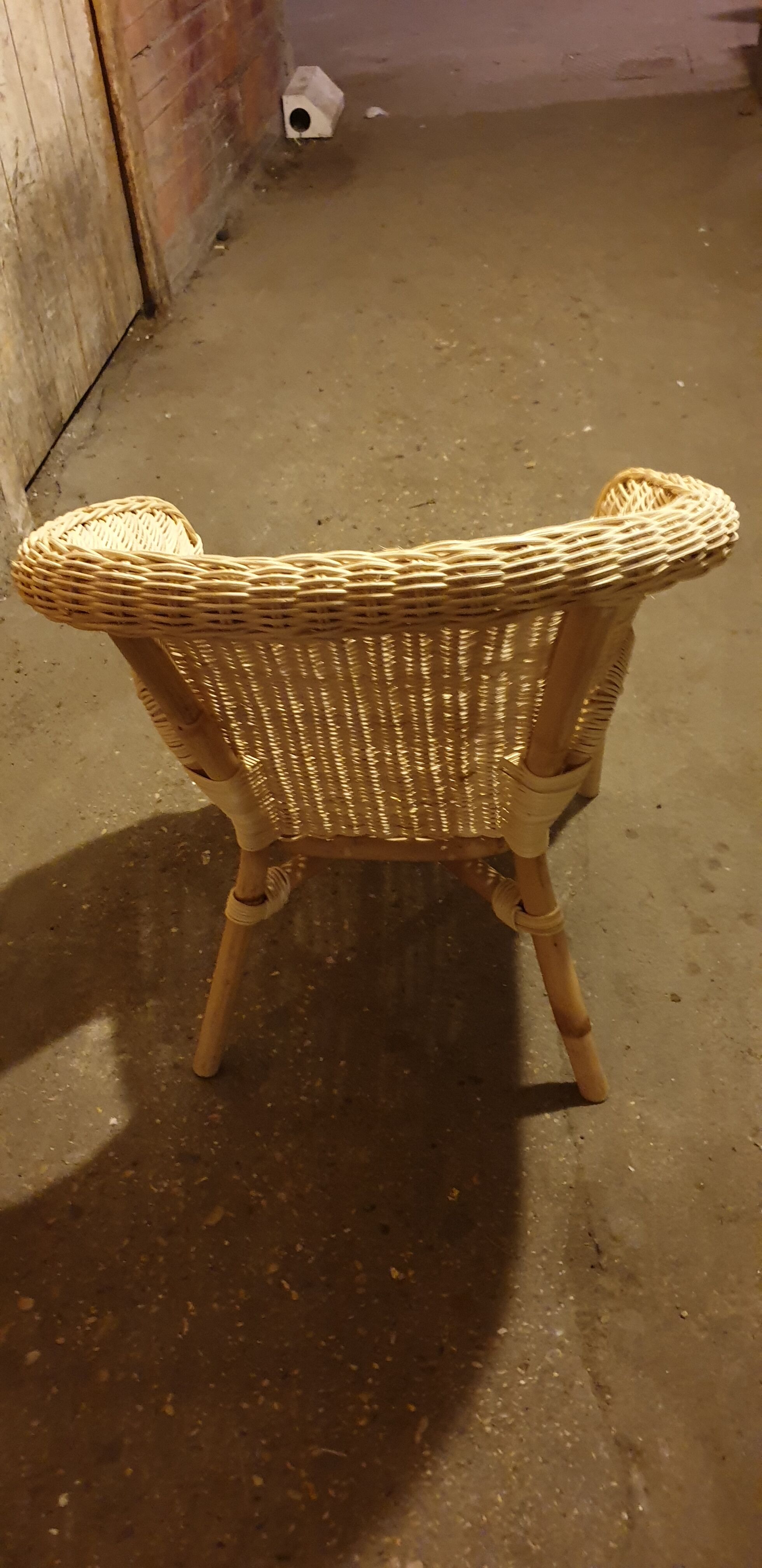 Rattan armchair