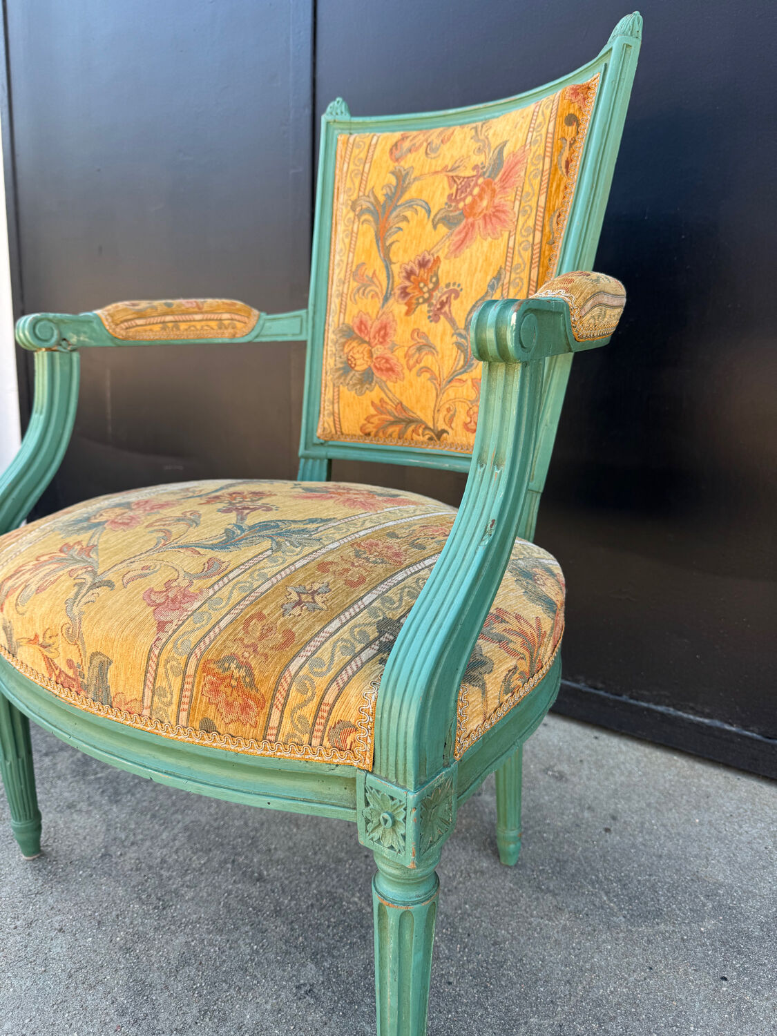 Louis XVI convertible armchair