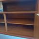 Vintage glass front sideboard from the 1950s - 1960s