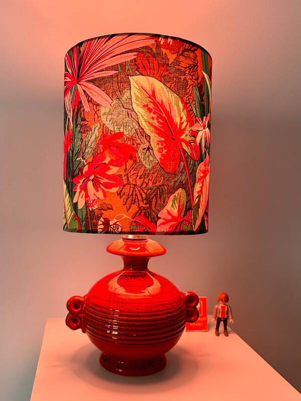 Lampe en céramique Ruscha de Goebel, restaurée