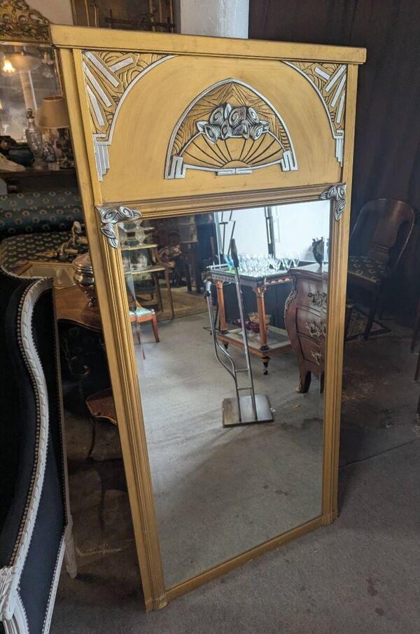 Grand miroir trumeau Art Déco vers 1925