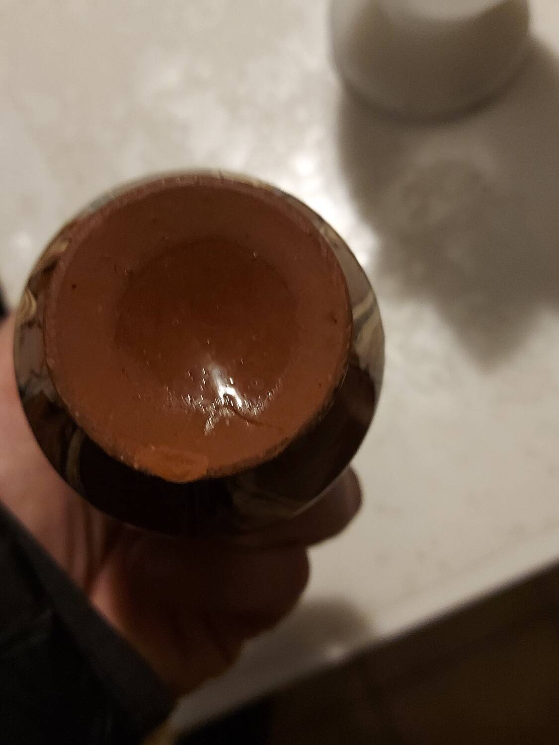 Small sandstone vase
