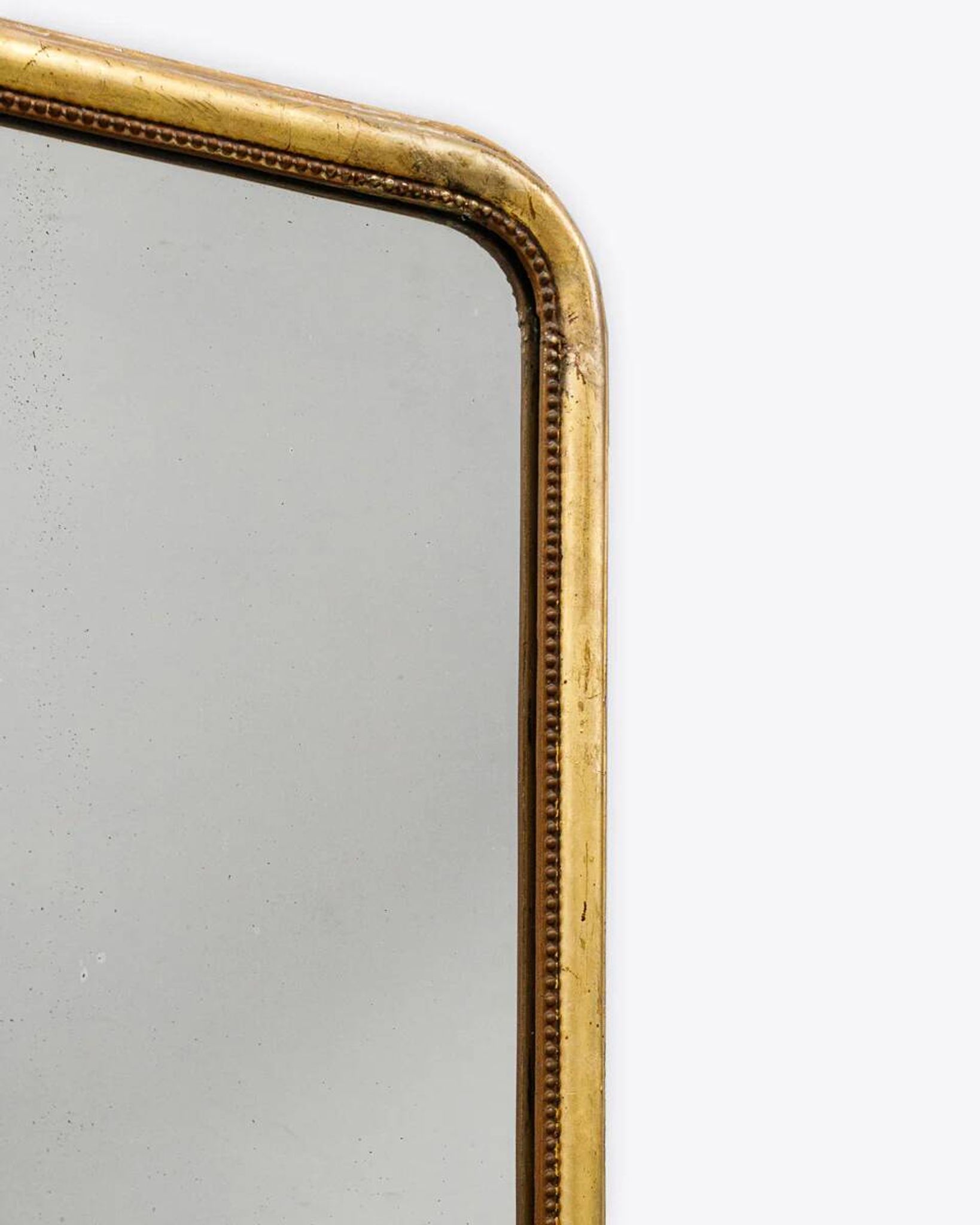 Miroir monumental Louis Philippe du XIXe siècle avec cadre fin