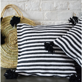 Striped Berber cushion