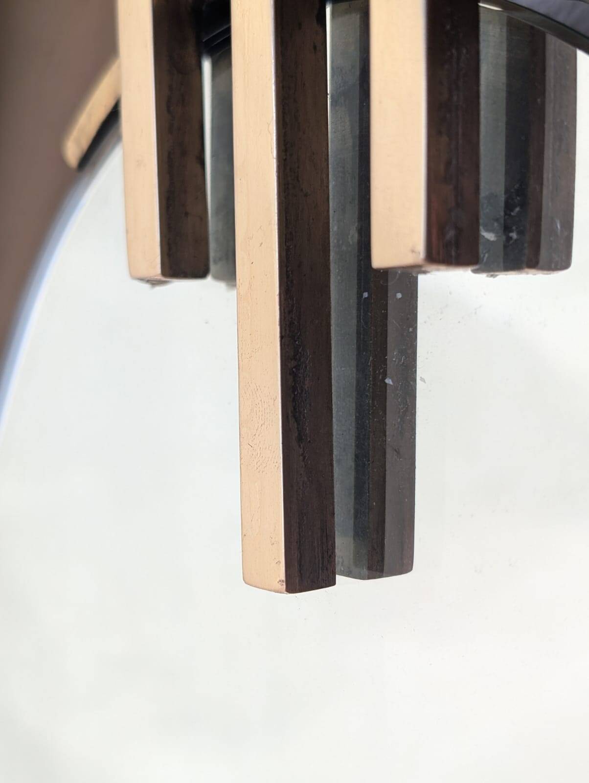 1960s Oval Wall Mirror with Brass Frame by Sant’Ambrogio De Berti