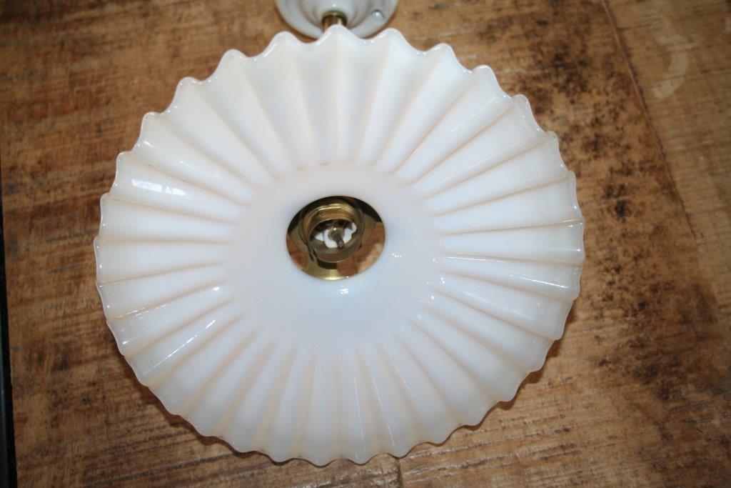 Apply wall light brass Swan neck