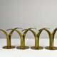 “Liljan” Candleholders — Ivar Ålenius-Björk for Ystad-Metall, Sweden, Late 1940s