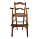 Chaise haute enfant vintage bois