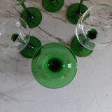Set of wine glasses