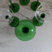 Set of wine glasses