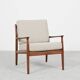 Midcentury Danish easy chair in teak by Svend Aage Eriksen for Glostrup 196