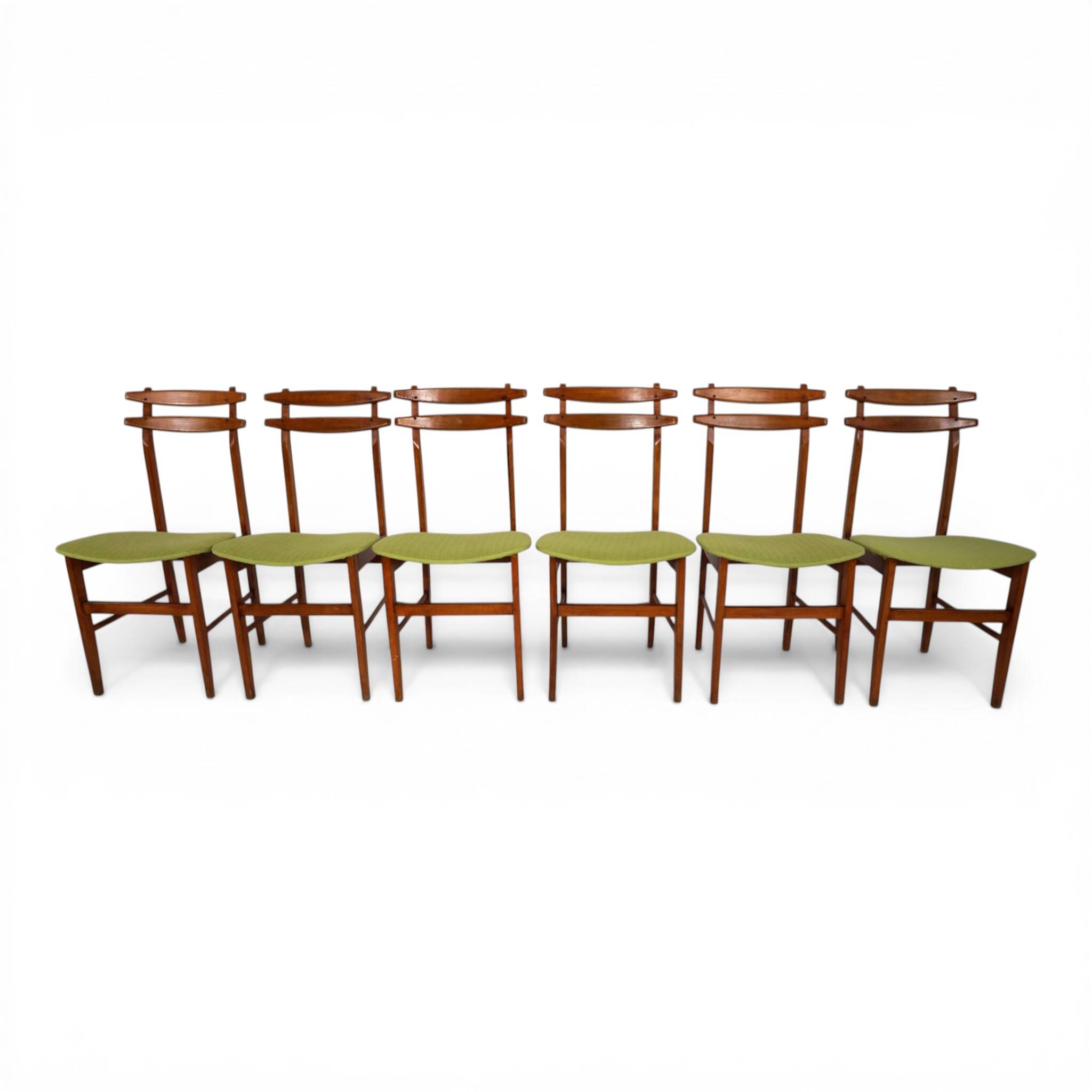 Set of 6 dining chairs by Amma Torino, 1960