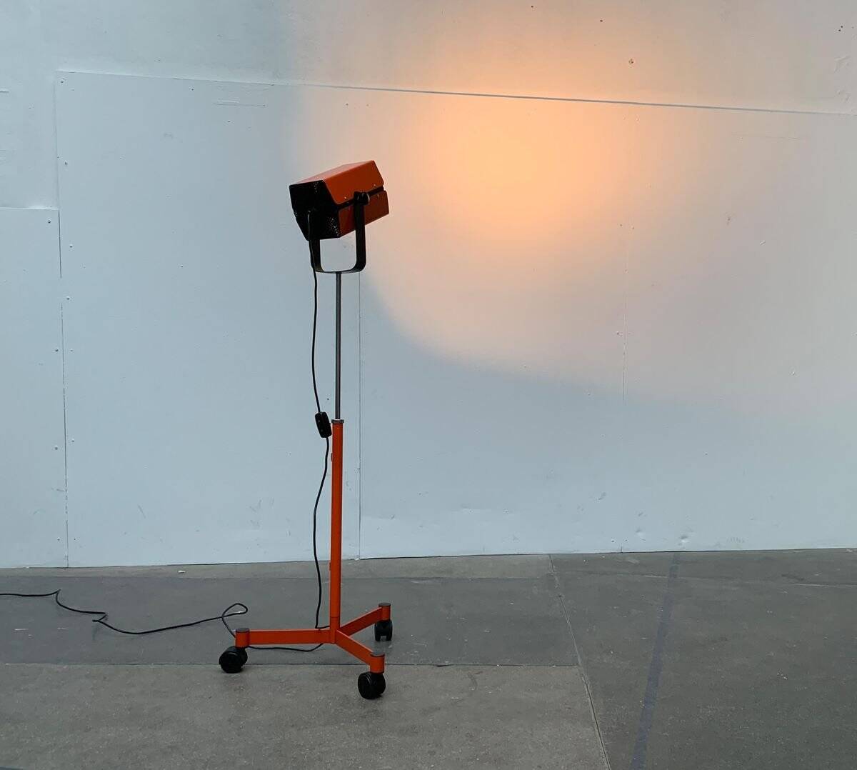 Vintage Swedish Space Age floor lamp by Alda.