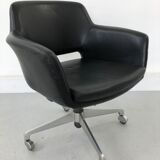 Leather Office Chair, 1960s