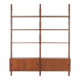 Teak modular shelving unit, Danish design, 1960s, made in Denmark