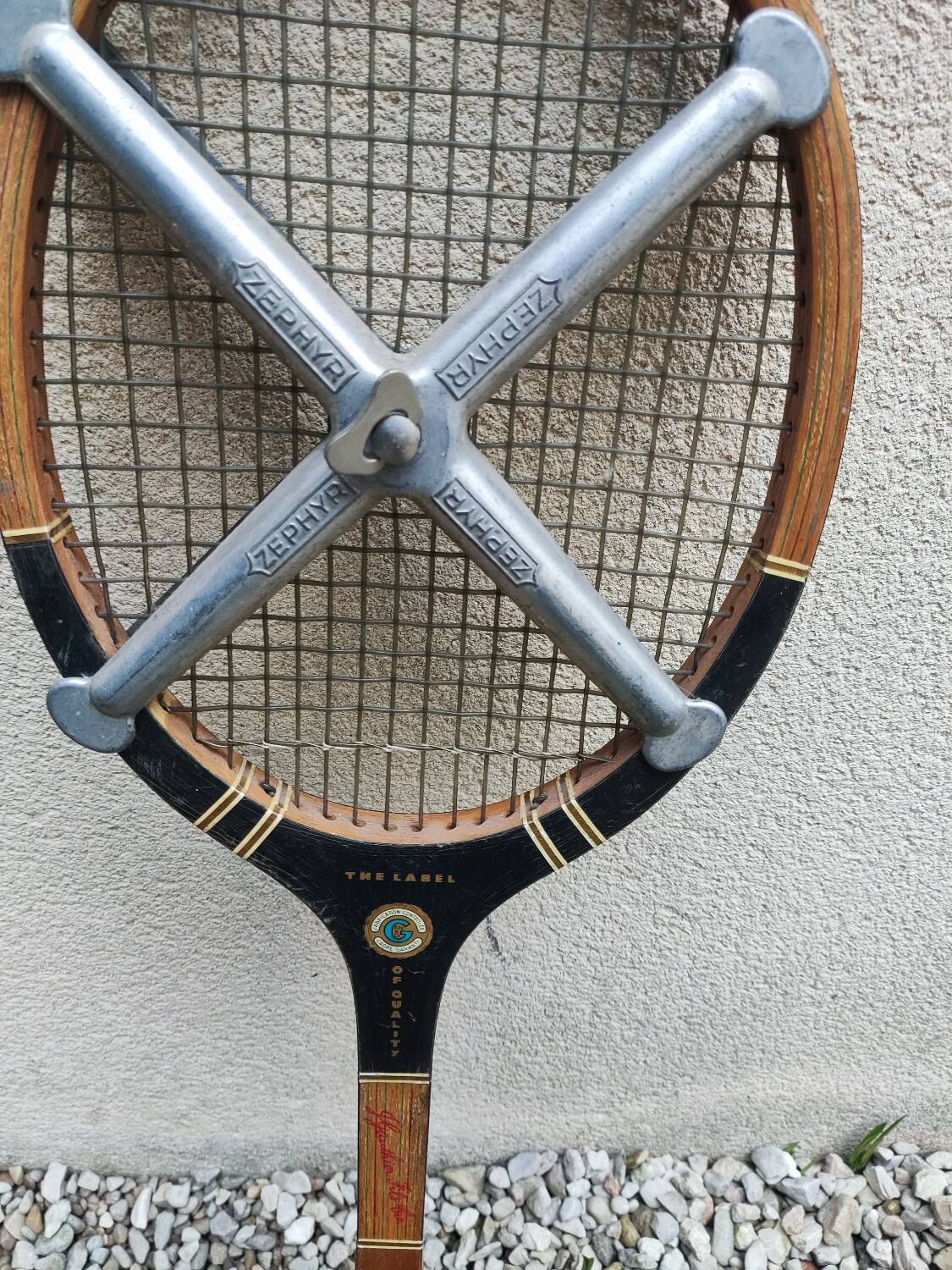 Raquette de tennis vintage