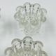 Set of 6 vintage flower candle holders by VMC Reims - 1960s