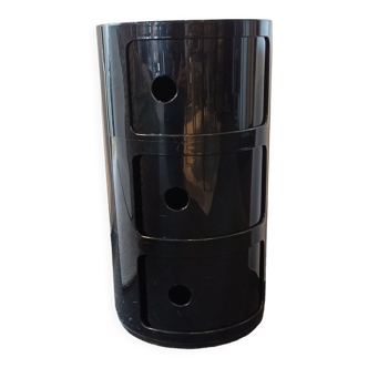 Glossy black componibili